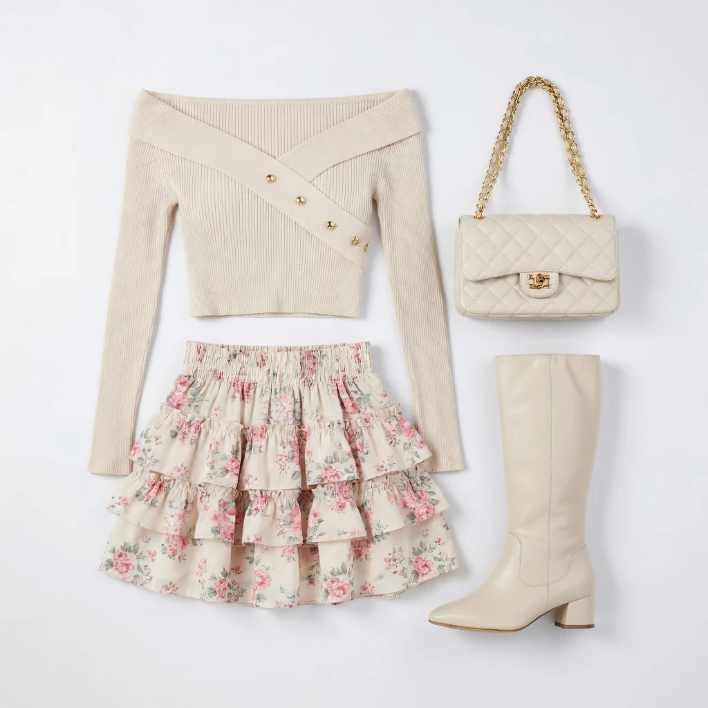 Soft Feminine Layers with Modern Elegance 30