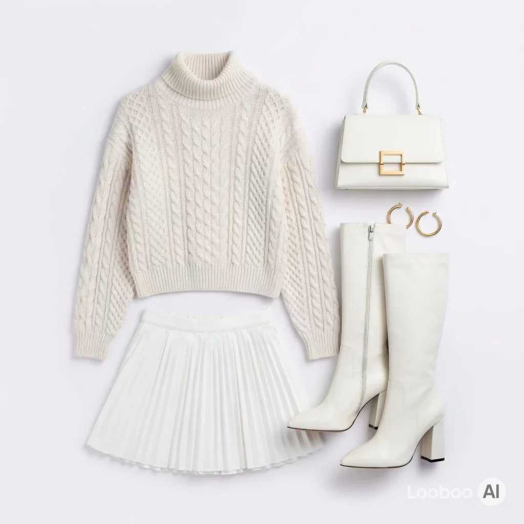Look de primavera all-white clean girl