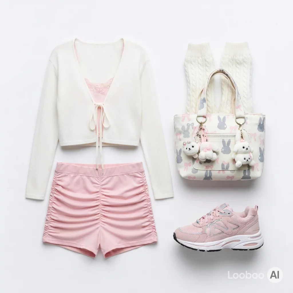 Athleisure coquette pastel 10