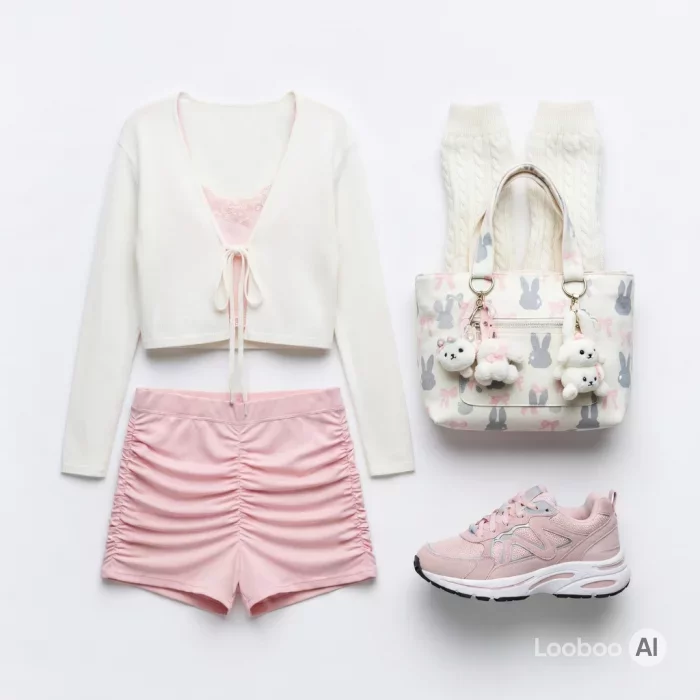 Pastel Coquette Athleisure