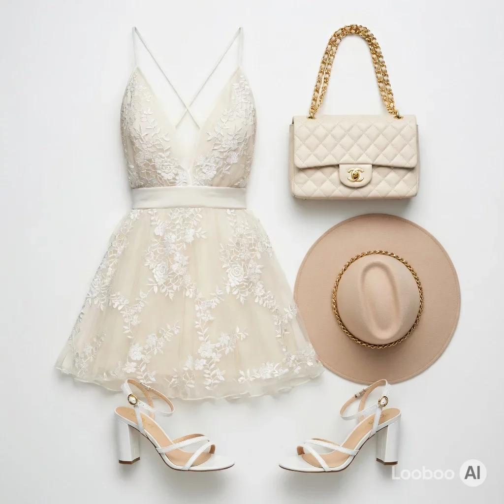 Ethereal Floral Whisper Mini Dress 🌸☁️