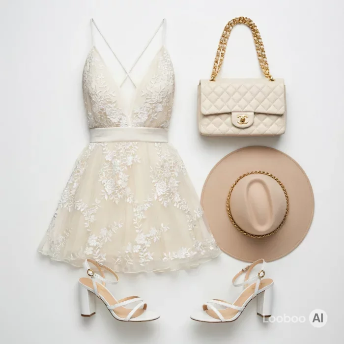 Ethereal Floral Whisper Mini Dress 🌸☁️
