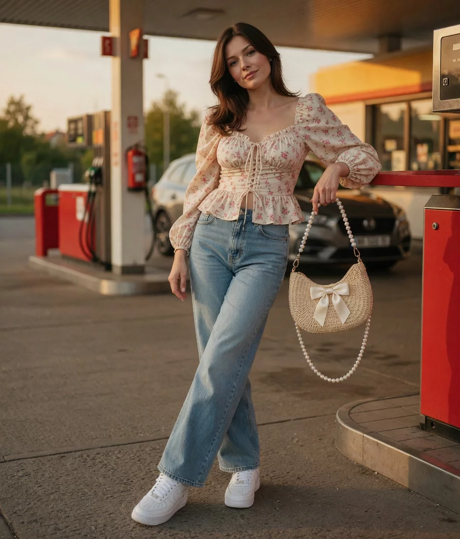 Gas Station Golden Hour