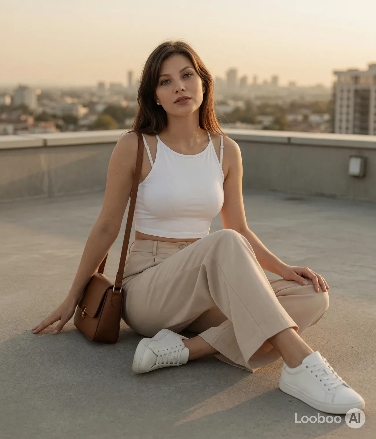 Rooftop Golden Serenity